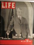 LIFE MAGAZINE MAY 2,1938 V P GARNER COVER