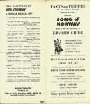 SONG OF NORWAY,GRIEG FACTS AND FIGURES 1947-48