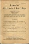 THE JOURNAL OF EXPERIMENTAL PSYCH.DECEMBER,1945
