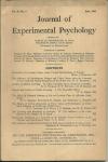 THE JOURNAL OF EXPERIMENTAL PSYCH.JUNE1946