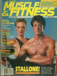 MUSCLE & FITNESS MAG OCT. 1985 STALLONE