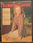 SCREEN GUIDE MAG, MARCH 1940 ALICE FAYE ON COVER