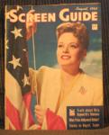 SCREEN GUIDE MAG, AUGUST,1943 ALEXIS SMITH