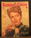 SCREEN GUIDE MAG, MARCH, 1944 LANA TURNER