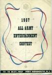 program- All Army Entertainment Contest, 1957