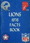 Media Guide, DETROIT LIONS, 1976
