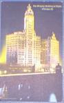 Wrigley Building at Night, Chicago, Ill. 20's
