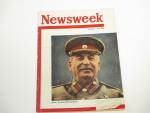 Newsweek 10/3/49 Joseph Stalin-Man with the Bomb