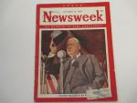 Newsweek 10/13/47 Winston Churchill-Defeat & Comeback