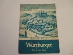 Wurzburger Beer Menu-NYC- Vintage Menu