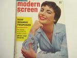 Modern Screen Magazine - 2/1956- Liz Taylor