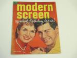 Modern Screen Mag. - 12/1957- Debbie and Eddie Cover