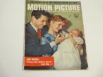 Motion Picture Mag.-4/1957-Eddie,Debbie & Baby cover