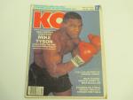 KO Boxing Magazine- 5/1986- Mike Tyson Cover