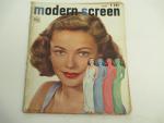 Modern Screen Mag.-9/1947- GeneTierney Cover