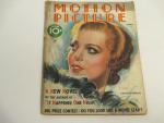 Motion Picture Mag.-4/1935 Loretta Young Portrait Cover
