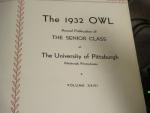 Univ. of Pittsburgh 1932 Yearbook- The Owl 27th Edition