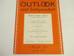 Outlook & Independent Birth Control or War- 3/26/1930