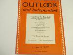 Outlook & Independent After the War is Over- 4/30/1930