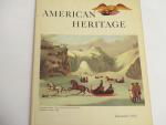 American Heritage 12/1965 Canadian Winter Cover