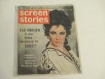 Screen Stories Magazine- 8/1962- Liz Taylor Cover