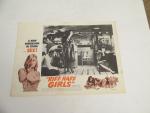 Riff Raff Girls 1959- Promo Movie Poster 11.5 x 17