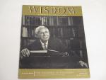 Wisdom Magazine- # 20 Philospher Will Durant  1957