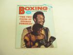 Boxing Illustrated Magazine 2/73 Two Faces of Foreman
