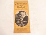 Chesterfield's Cigarettes 1938 Football Score Sheets