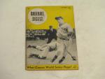 Baseball Digest- 10/1947- Joe DiMaggio cover