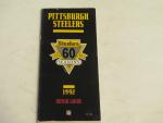 Pittsburgh Steelers 1992 Media Guide-60th Season