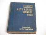 Motor Auto Repair Manual-1978 Professional Service