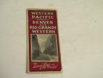 Western Pacific Railroad- Public Time Table 1925