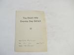 Short Hills Country Day School- 1941-42 Report Card