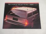 Chevrolet Specialty People Carriers- 1983 Pamphlet