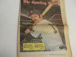 Sporting News- 8/18/73- Thurman Munson-NY Yankees