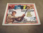 The Real Glory Re-Release Original Half Sheet 1955