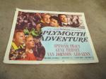 Plymouth Adventure- Original Half Sheet 1952 Style B