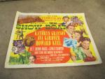 Show Boat- Original Half Sheet Poster 1951- Style B