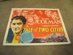 Tale of Two Cities Re-Released Half Sheet Poster 1962