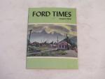 Ford Times- 8/1954- Ford Motor Co. Booklet