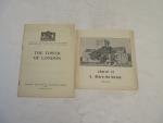 Tower of London & Church of St. Mary- 1947-Lot of 2