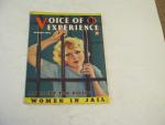 Voice of Experience Magazine- 7/1936 Women in Jail