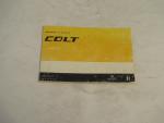 Colt 1991 Dodge- Operating Manual- Chrysler Motors