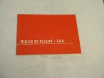 Rules of Flight- 1962- Federal Aviation Agency