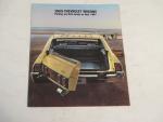 Chevrolet Wagons 1969- Auto Advertising Pamphlet