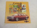 Chevrolet Citation 1982- Automobile Ad Pamphlet