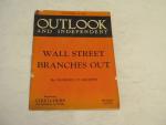 Outlook & Independent Magazine 9/1929- Wall Street