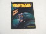 Nightmare Magazine #8- 8/1972- Tunnels of Horror