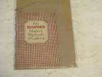 Rumford Baking Powder Advertising Cookbook 1950's